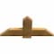 Ekena Millwork Eugene Rough Sawn Timber Gable Bracket, Western Red Cedar, 36"W x 16"H x 2"D x 6"F, 11/12 Pitch GBW036X16X0206EUG00RWR - alternate 2